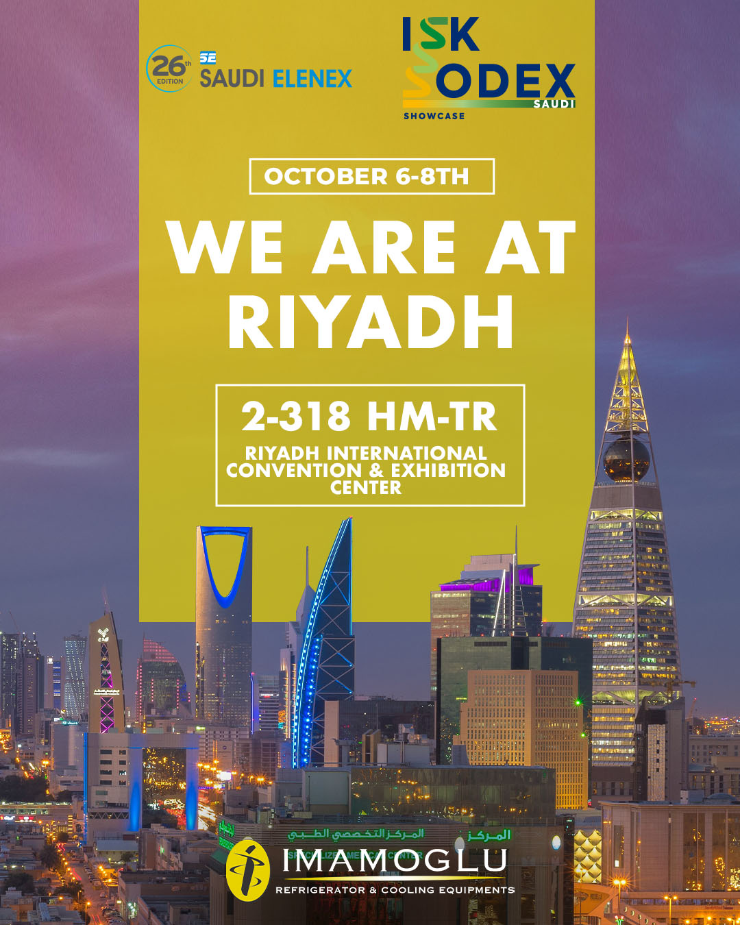 We’ll be in Riyadh on October 6–8!