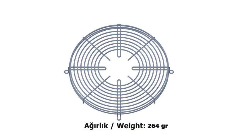 I-182-01 Abanico de alambre circular