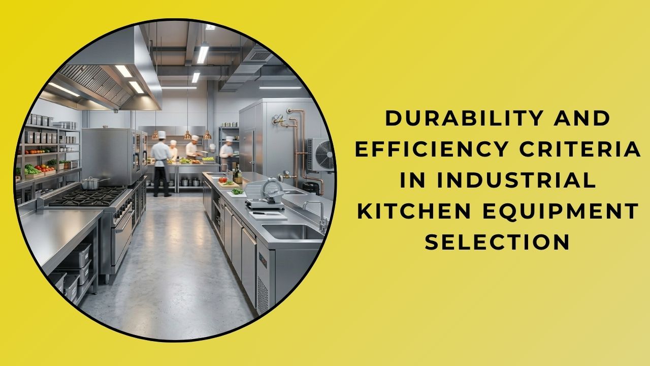 Durability and Efficiency Criteria in the Selection of Industrial Kitchen Equipment