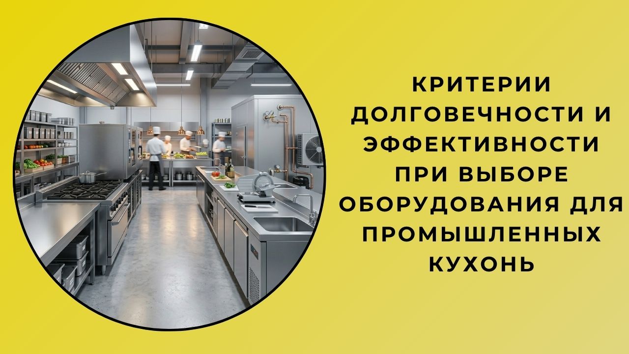 Критерии долговечности и эффективности при выборе промышленного кухонного оборудования