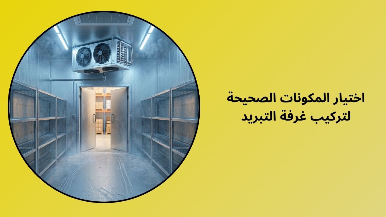 اختيار المكونات المناسبة لتركيب نظام الغرفة الباردة