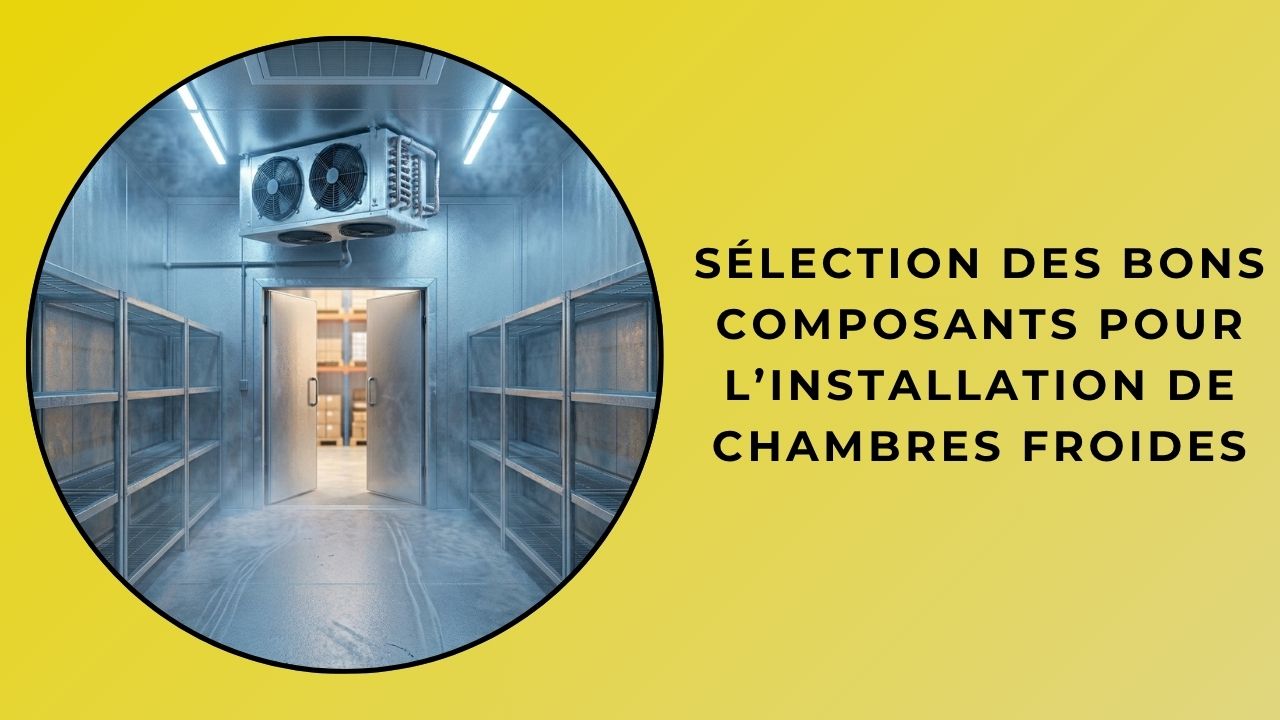 Sélection des bons composants pour l'installation du système de chambre froide