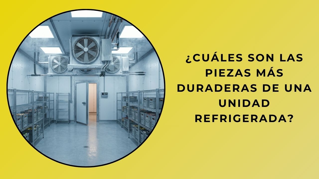 ¿Cuáles son las piezas más duraderas de una unidad refrigerada?