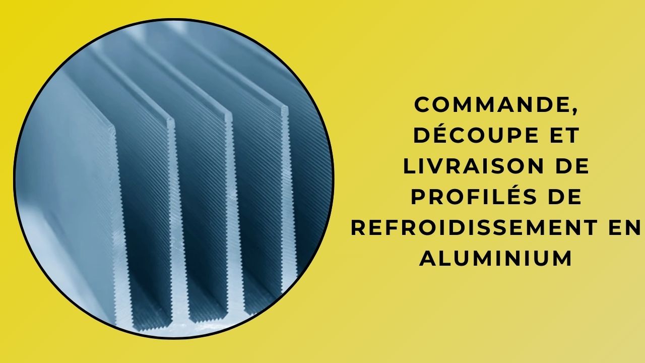 Commande De Profil De Refroidissement En Aluminium Découpe Et Livraison