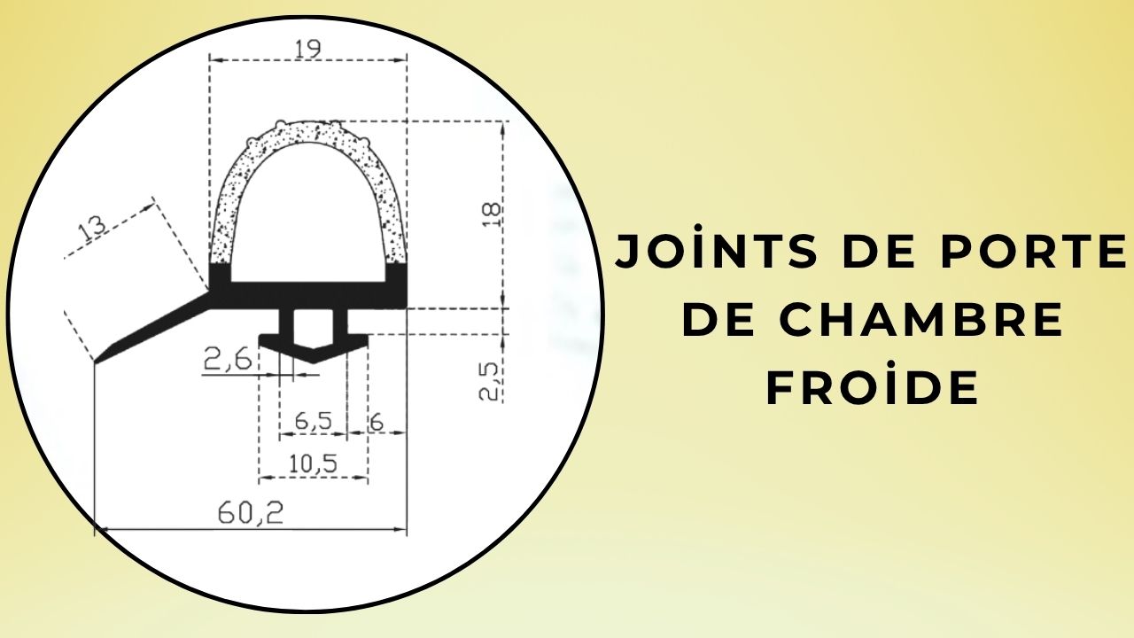 Joints de porte de chambre froide