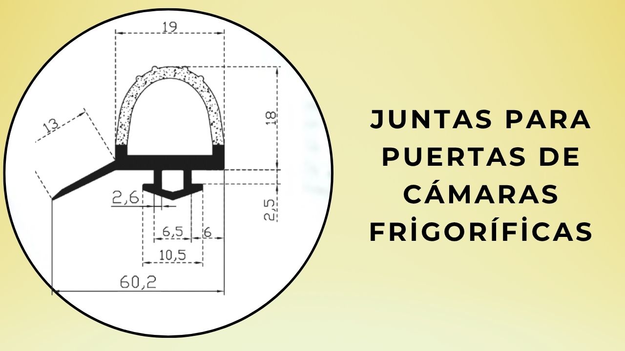 Sellos de puertas para cámaras frigoríficas