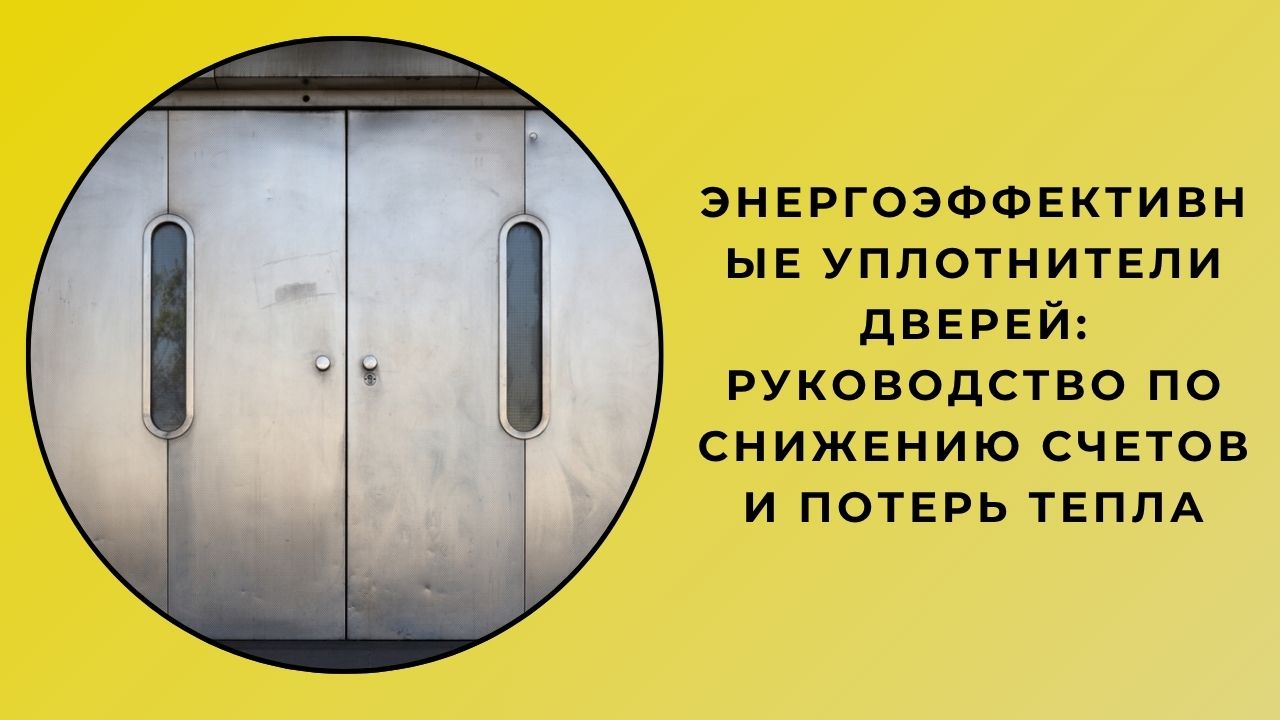Энергоэффективные Уплотнители Дверей: Руководство По Снижению Счетов И Потерь Тепла Энергоэффективные Уплотнители Дверей: Руководство По Снижению Счетов И Потерь Тепла