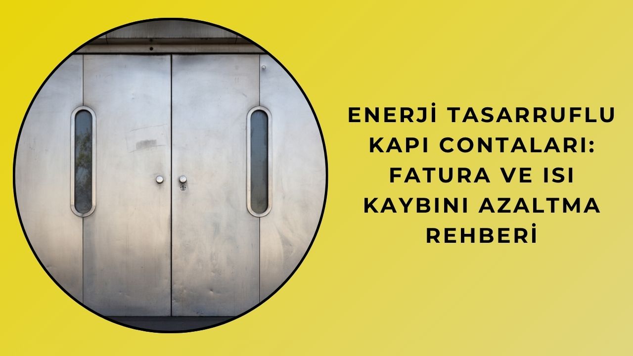 Enerji Tasarruflu Kapı Contaları: Fatura Ve Isı Kaybını Azaltma Rehberi Enerji Tasarruflu Kapı Contaları: Fatura Ve Isı Kaybını Azaltma Rehberi