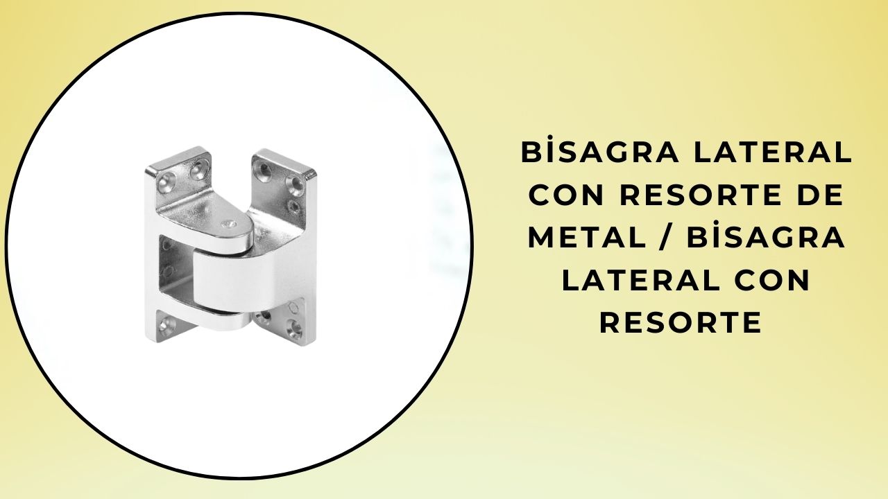 Bisagra lateral con resorte de metal / Bisagra lateral con resorte 