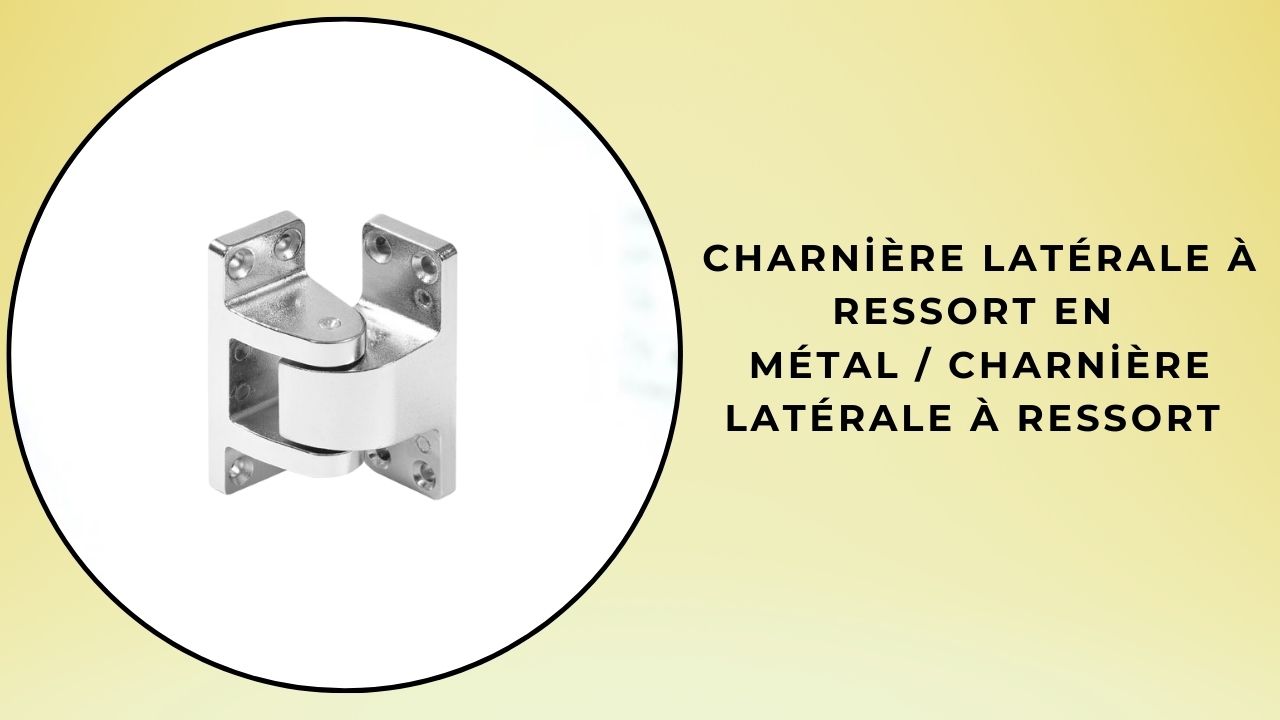 Charnière latérale à ressort en métal / Charnière latérale à ressort 