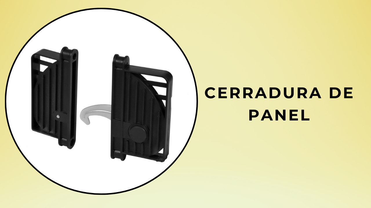 Cerradura de panel