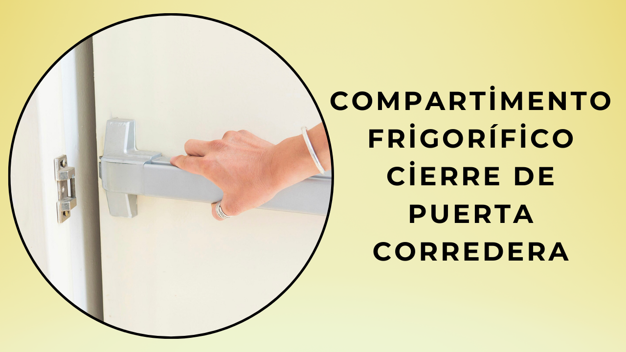 cerradura de puerta corredera de cámara frigorífica