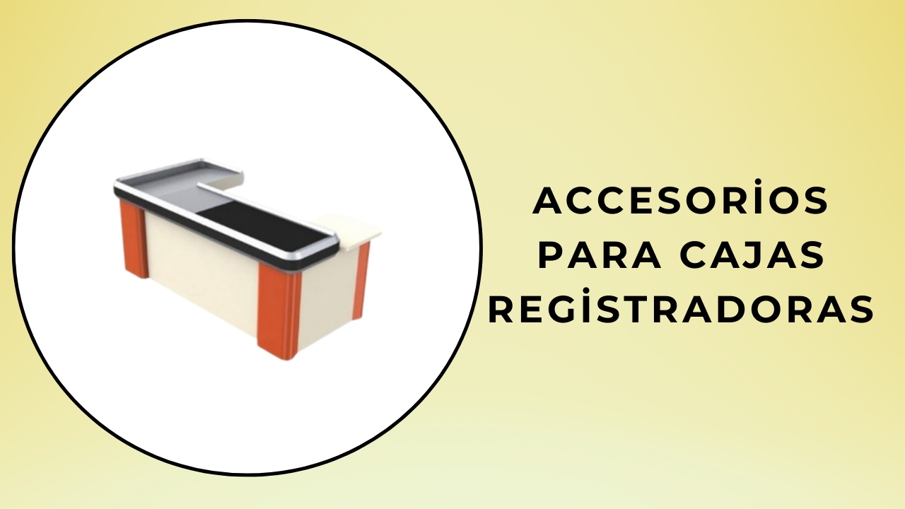 accesorios para cajas registradoras