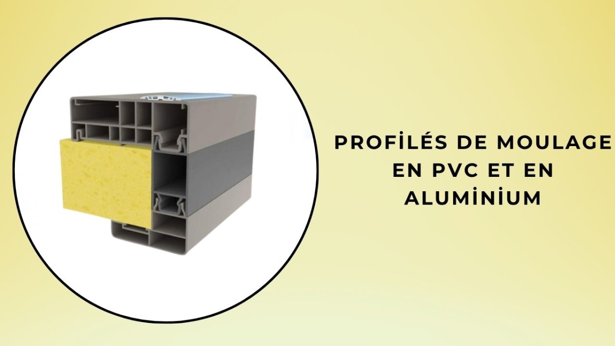 PVC et aluminium profils de plinthes